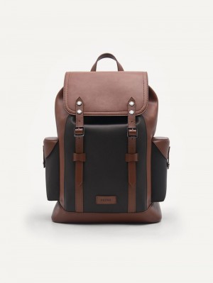 Men's Pedro Jones Bags Backpacks Cognac India | R9K-7029